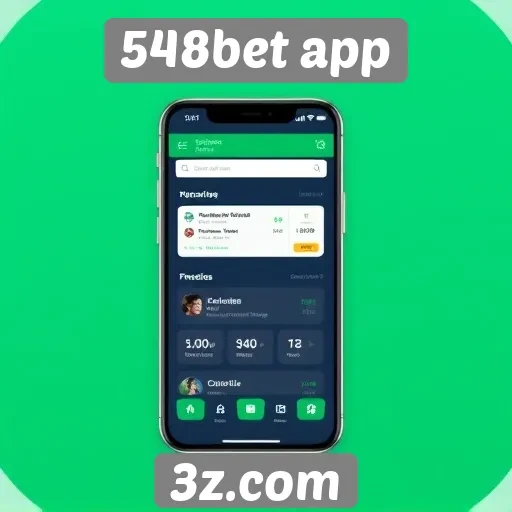 Interface do 548bet app é amigável e intuitiva