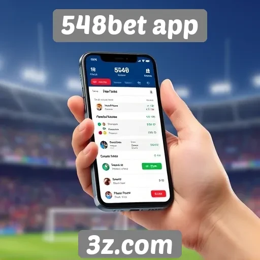 Experiência do usuário no 548bet app